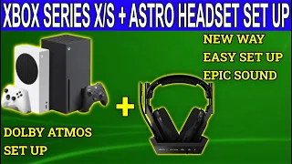 How To Set Up XBOX Series X/S And Astro Headsets (A50 Wireless)