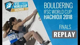 IFSC Climbing World Cup Hachioji 2018 - Bouldering - Finals - Men/Women