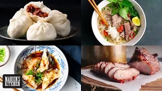 Best ISOLATION food projects✌️Dumplings, Bao, Pho & BBQ Pork | Quarantine Cooking #StayHome #WithMe