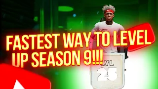 NBA 2k22 NEW SEASON 9! FASTEST WAY TO HIT LEVEL 40 IN ONE DAY!!!