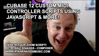 Cubase Custom MIDI Scripting using JavaScript and MORE!