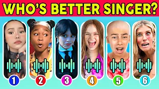 Who's Better Singer? Salish Matter, That Girl Lay Lay, Bella Poarch, King Ferran, Rebecca Zamolo...