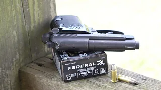 Federal Punch 25 ACP 45 Grain Flat Point Ammo Test