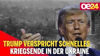 Trump verspricht schnelles Kriegsende in der Ukraine