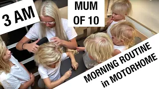 3 AM MORNING ROUTINE / MOM OF 10 IN MOTORHOME 🇩🇪 GERMANY 🇩🇪