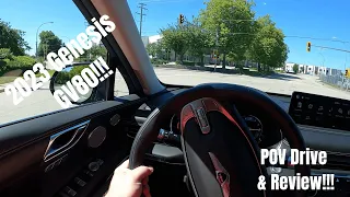 2023 Genesis GV80 Prestige 3.5T - POV Drive & Review