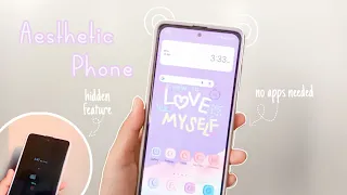 How to make your android phone aesthetic | pastel theme 💛💜💙| Jan