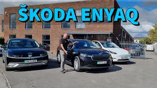 Skoda Enyaq iV60 review compared to Hyundai Ioniq 5 & Tesla Model Y. The best electric family car?