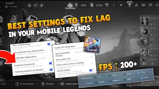 ‼️Mobile Legends Best Settings and Configuration | Increase FPS Up To 200+ | For Low End Device 2024