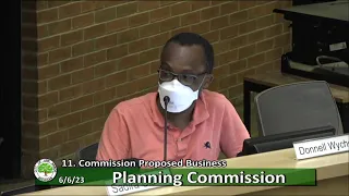 Ann Arbor Planning Commission Meeting 6/6/23