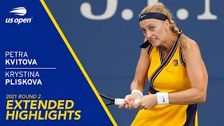 Petra Kvitova vs Krystina Pliskova Full Match | 2021 US Open Round 2