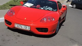 Тест Драйв Ferrari 360 из Гомеля в Солигорске(только ВКОНТАКТ не вылаживай)