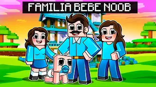 BEBÉ NOOB inicia una FAMILIA en Minecraft! 😱👨‍👩‍👧‍👦 FAMILIA BEBE NOOB