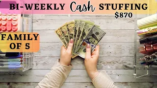 Bi-Weekly Cash Stuffing | March 2024 | Cash Envelope Budgeting