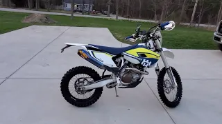 16 Husqvarna fe 501 with full FMF exhaust