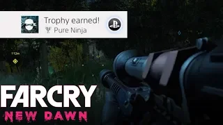 Far Cry New Dawn "PURE NINJA" Trophy Guide (Liberate a Rank 3 outpost while staying undetected)