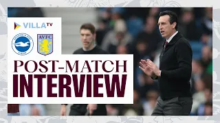 "Now it's important to rest and recover" I POST MATCH | Unai Emery after defeat to Brighton