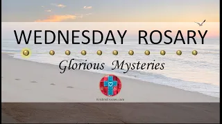 Wednesday Rosary • Glorious Mysteries of the Rosary ❤️ Footprints in the Sand at Sunrise