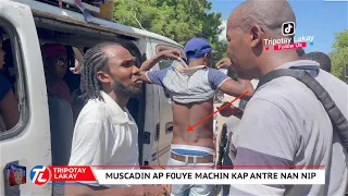 Flash! Komisè Muscadin debake ak zam li, fouye yon pakèt jèn gason kap antre nan depatman Nip