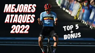 Mejores ataques de ciclismo 2022 - TOP 5