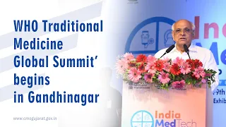 Inaugural ceremony of Global Summit on Traditional Medicine at Mahatma Mandir, Gandhinagar