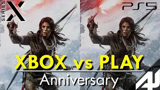 🎮 Tomb Raider en XBOX SERIES X vs PLAYSTATION 5 [FPS+Resolucion][Trologia]