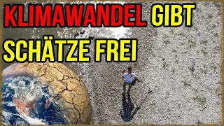 Tolle Funde bei Niedrigwasser! Der Klimawandel bringt alte kleine Schätze wieder ans Tageslicht!