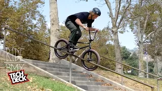 BMX BASICS - GRIND YOUR FIRST HANDRAIL!