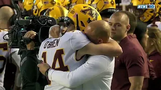 Gophers' Casey O'Brien First Career Hold vs. Rutgers