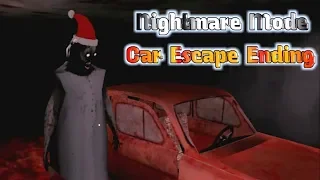 Granny Nightmare Mode With Car Escape Ending