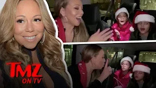 Mariah Carey Teaches Twins Backup Vocals to 'All I Want for Christmas is You' | TMZ TV