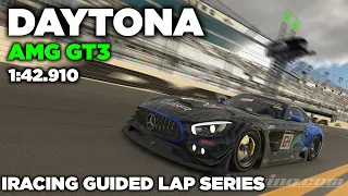 iRacing Daytona Mercedes AMG GT3 - Guided Lap + Hot Lap - 1.42,910 [iGLS]