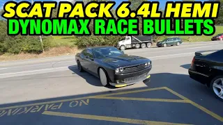 2021 Dodge Challenger Scat Pack 6.4L HEMI V8 DUAL EXHAUST w/ DYNOMAX RACE BULLETS & MUFFLER DELETE!