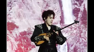 Dimash Qudaibergen, the multi-instrumentalist.