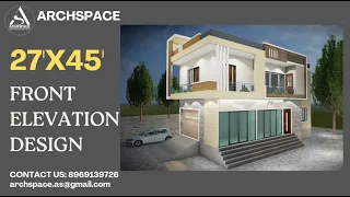 27'X45' HOUSE DESIGN I 27BY45 ELEVATION DESIGN Architect I Planner I Interior Designer I Landscape