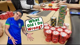 HUGE POKER CONFRONTATION vs CRAZY MANIAC | SICK Spots in Las Vegas | Poker Vlog 31