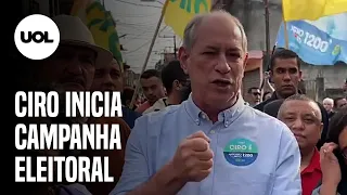 Ciro Gomes inicia campanha em Guaianases: 'Escolhi comunidade pobre para anunciar programa'