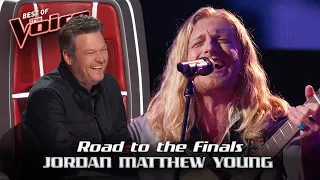 Country talent's RASPY BARITONE Voice got the Coaches ENERGIZED! | Road to The Voice Finals