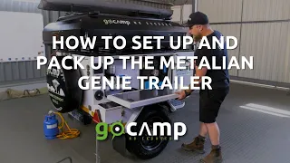 How to Set Up and Pack Up: The Metalian Genie Off-Road Trailer - Go Camp Rentals