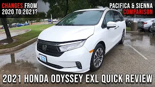 2021 Honda Odyssey EXL Quick Review