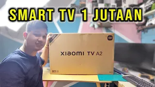 Unboxing Review Xiaomi TV  A2 80cm 32 Inch Android TV Dolby Audio Harga 1 Jutaan Paling Worth it