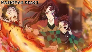 Hashiras react to Tanjiro and Yoriichi/ Demon Slayer/ Gacha/❤️‍🔥