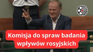 Reakcja Tuska na głosowanie ws. Komisji do spraw badania wpływów rosyjskich