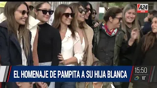 🎈 Pampita inauguró una plaza en homenaje a Blanca, su hija fallecida