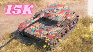 ELC EVEN 90 - 15K Spot Damage World of Tanks,WoT tank battle