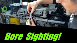 How to bore sight a AR rifle