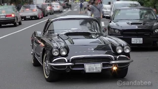 抜群のボディライン1962年型C1コルベット。Beautiful body shape of the Chevrolet Corvette C1.