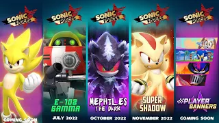 Sonic Forces vs Sonic Dash - New Characters Coming Movie Super Sonic Super Shadow Mephiles the Dark