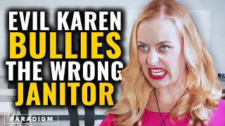 Karen Bullies The Wrong Janitor