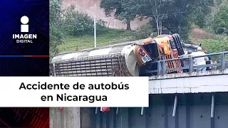 Accidente de autobús deja al menos 16 muertos en Nicaragua